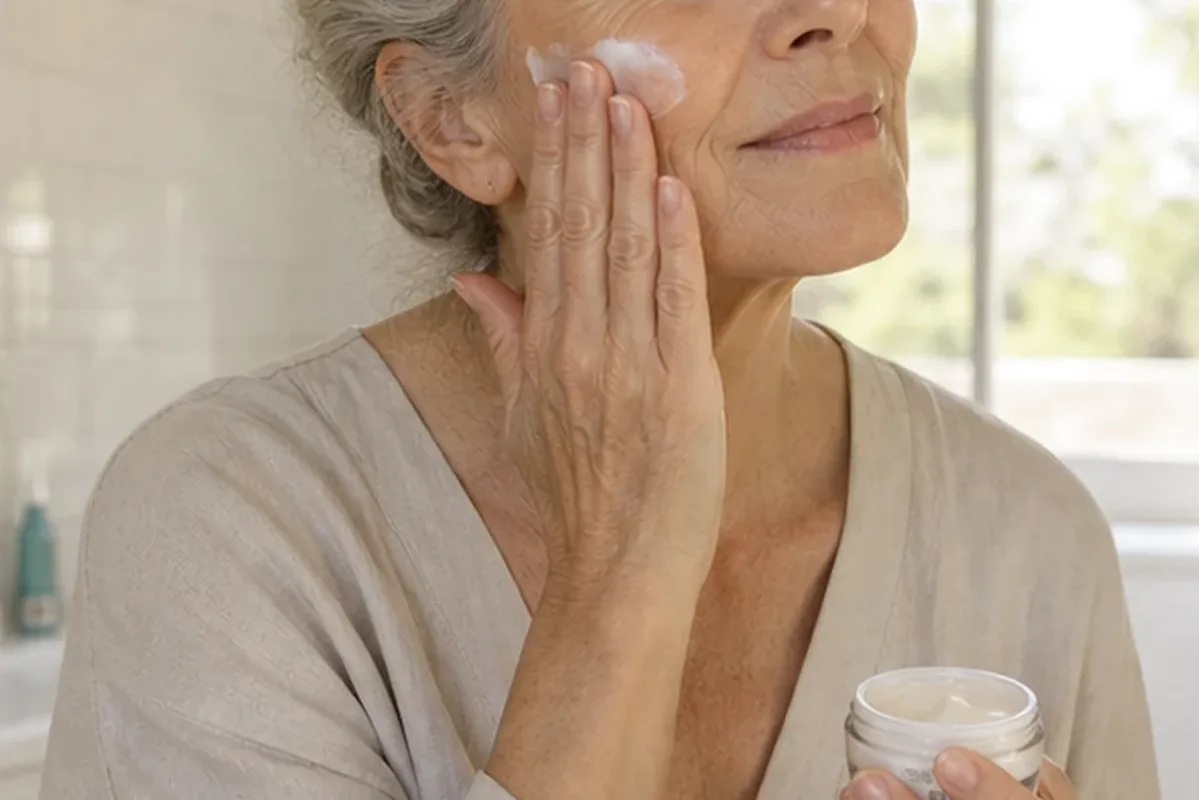Authentische Beauty-Routine passend zum Thema Retinol-Serum bei Pigmentflecken