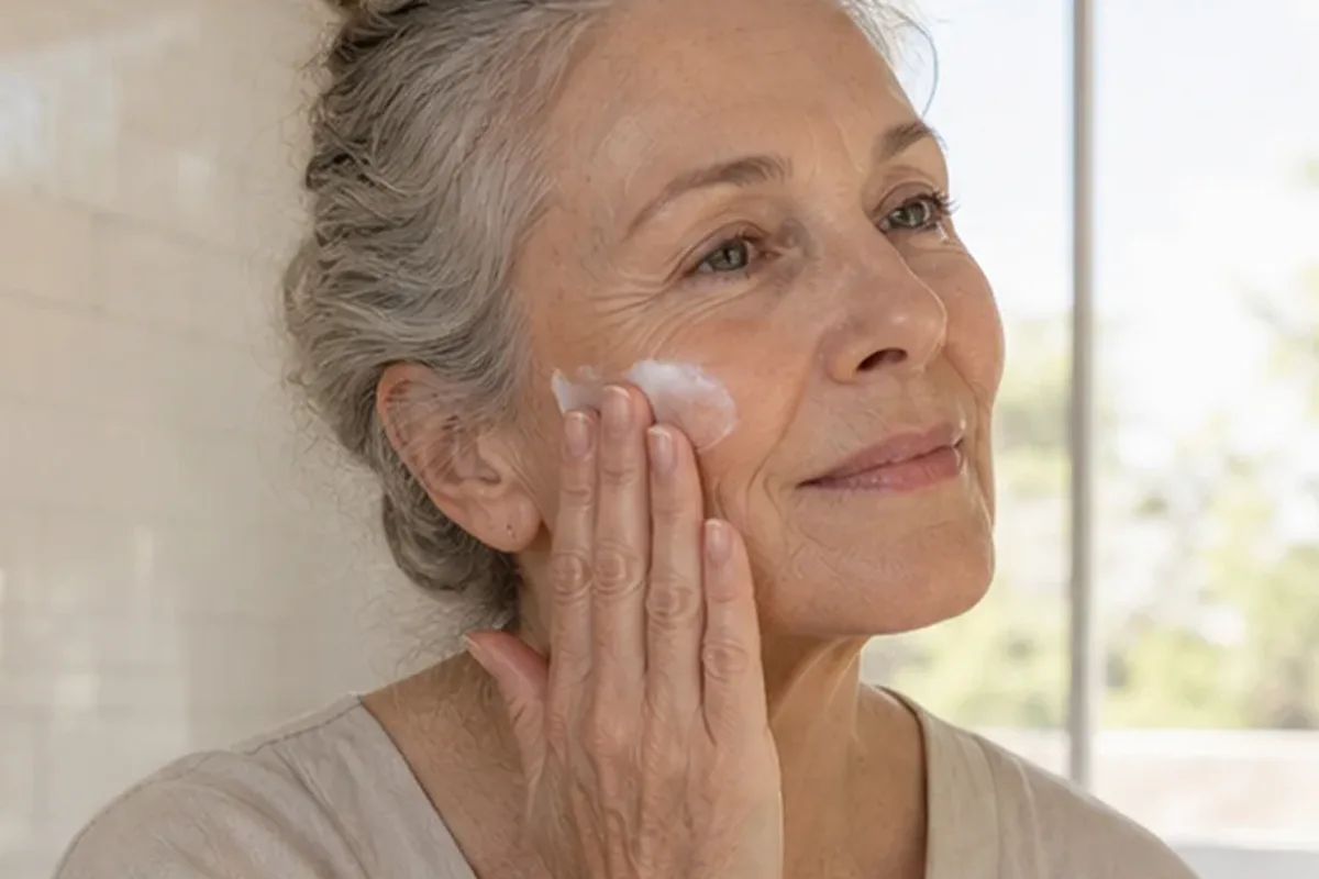 Emotionaler und authentischer Anwendungsmoment rund um Retinol-Serum bei Pigmentflecken