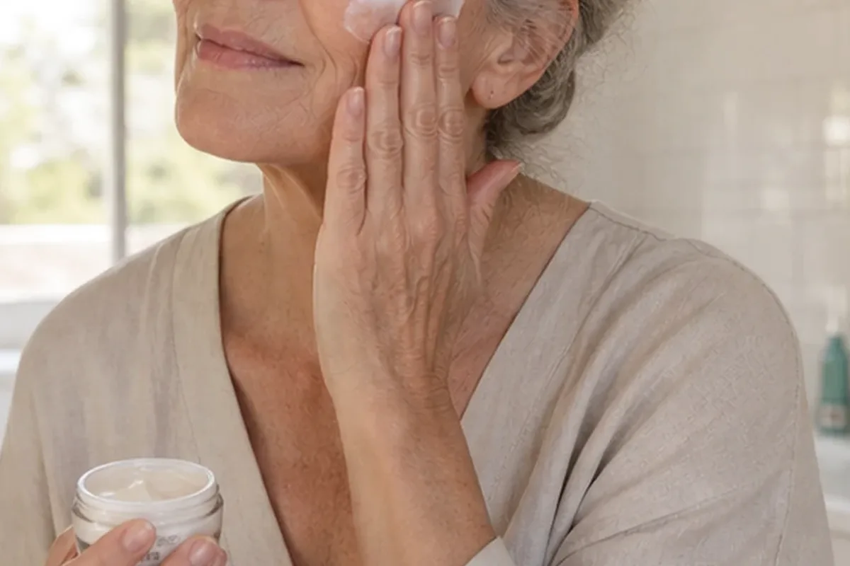 Authentischer Wohlfühlmoment passend zum Beauty-Thema Ceramide