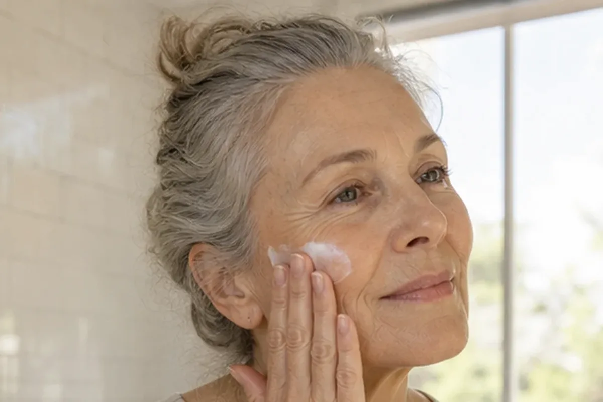 Emotionaler und authentischer Anwendungsmoment rund um Concealer bei großen Poren