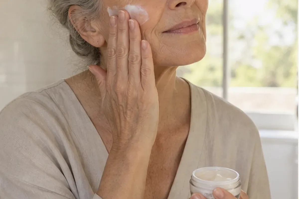 Authentischer Wohlfühlmoment passend zum Beauty-Thema Rouge bei Rötungen