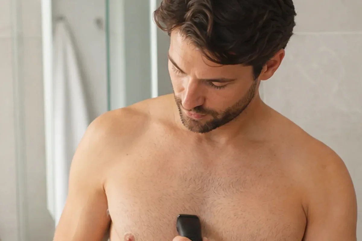 Redaktionelle Detailaufnahme zur Orientierung bei Bartshampoo für fettige Haut