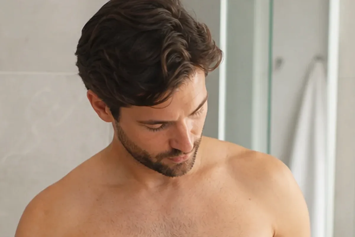 Redaktionelle Detailaufnahme zur Orientierung bei Männer-Sonnenschutz für empfindliche Haut