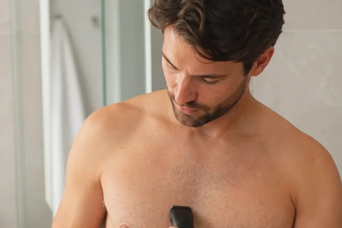 Redaktionelle Detailaufnahme zur Orientierung bei After Shave für empfindliche Haut