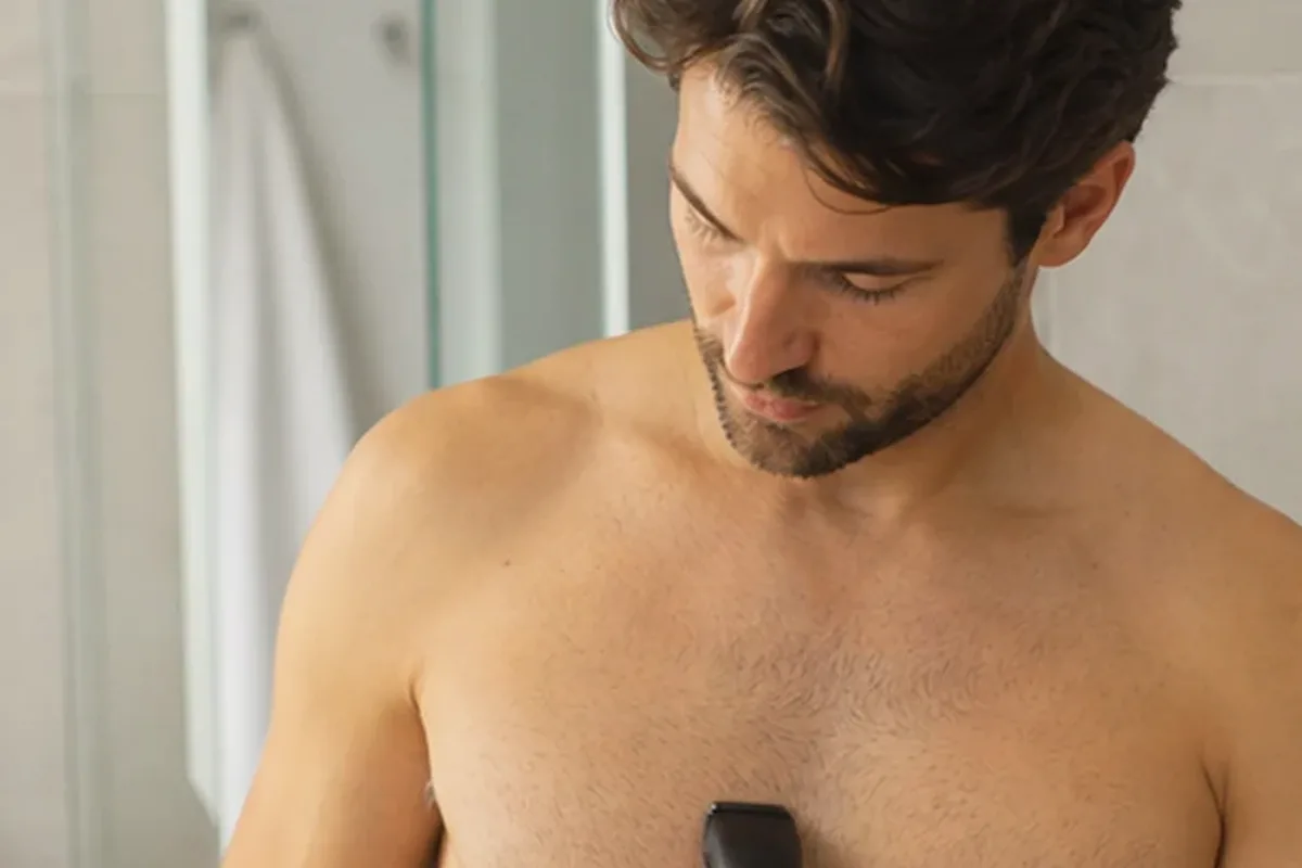 Redaktionelle Detailaufnahme zur Orientierung bei After-Shave-Pflege bei eingewachsenen Haaren