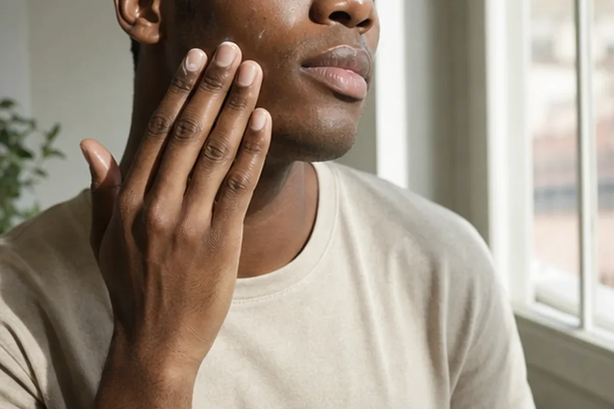 Hochwertige Beauty-Inszenierung zu Auswahlkriterien für After Shave für empfindliche Haut