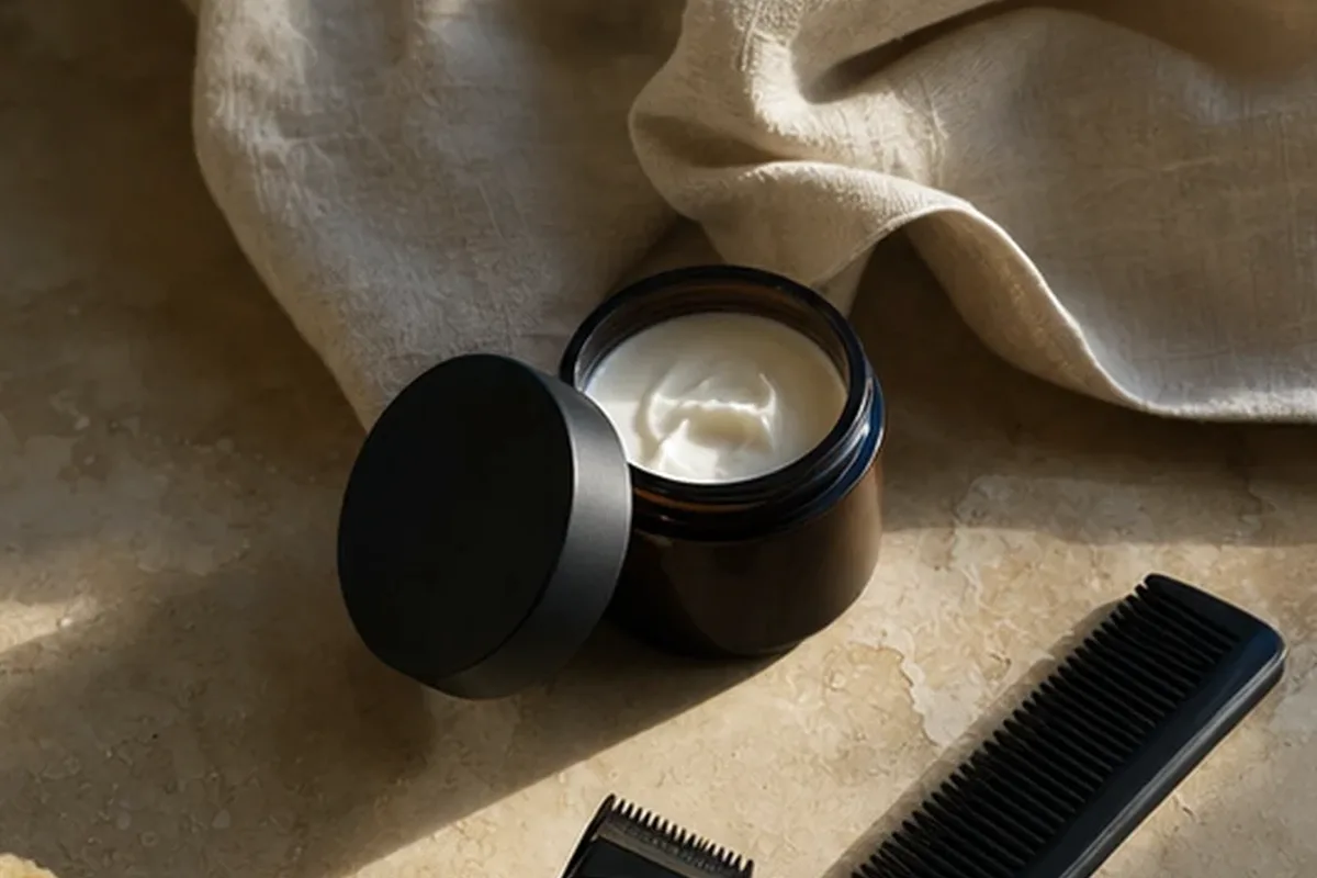 Redaktionelle Detailaufnahme zur Orientierung bei Männer-Deodorant für fettige Haut