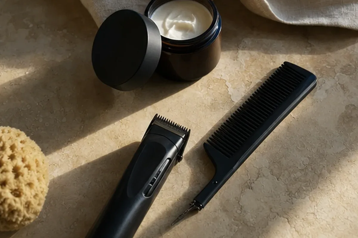 Hochwertige Beauty-Inszenierung zu Auswahlkriterien für Männer-Shampoo für Pflege-Einsteiger