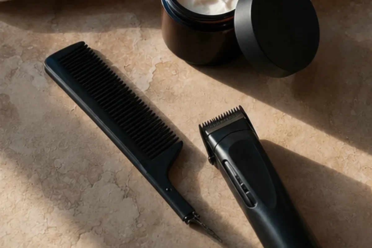 Hochwertige Beauty-Inszenierung zu Auswahlkriterien für Rasierschaum bei Rasurbrand
