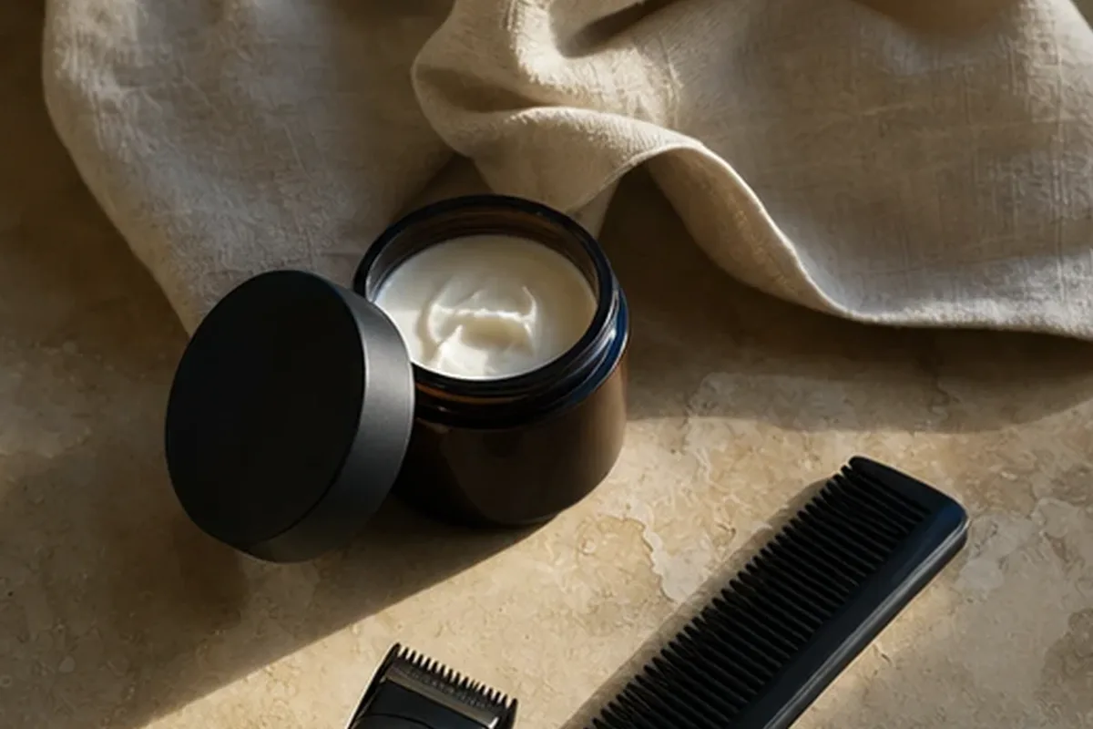 Hochwertige Beauty-Inszenierung zu Auswahlkriterien für Kopfhautpflege bei wenig Zeit
