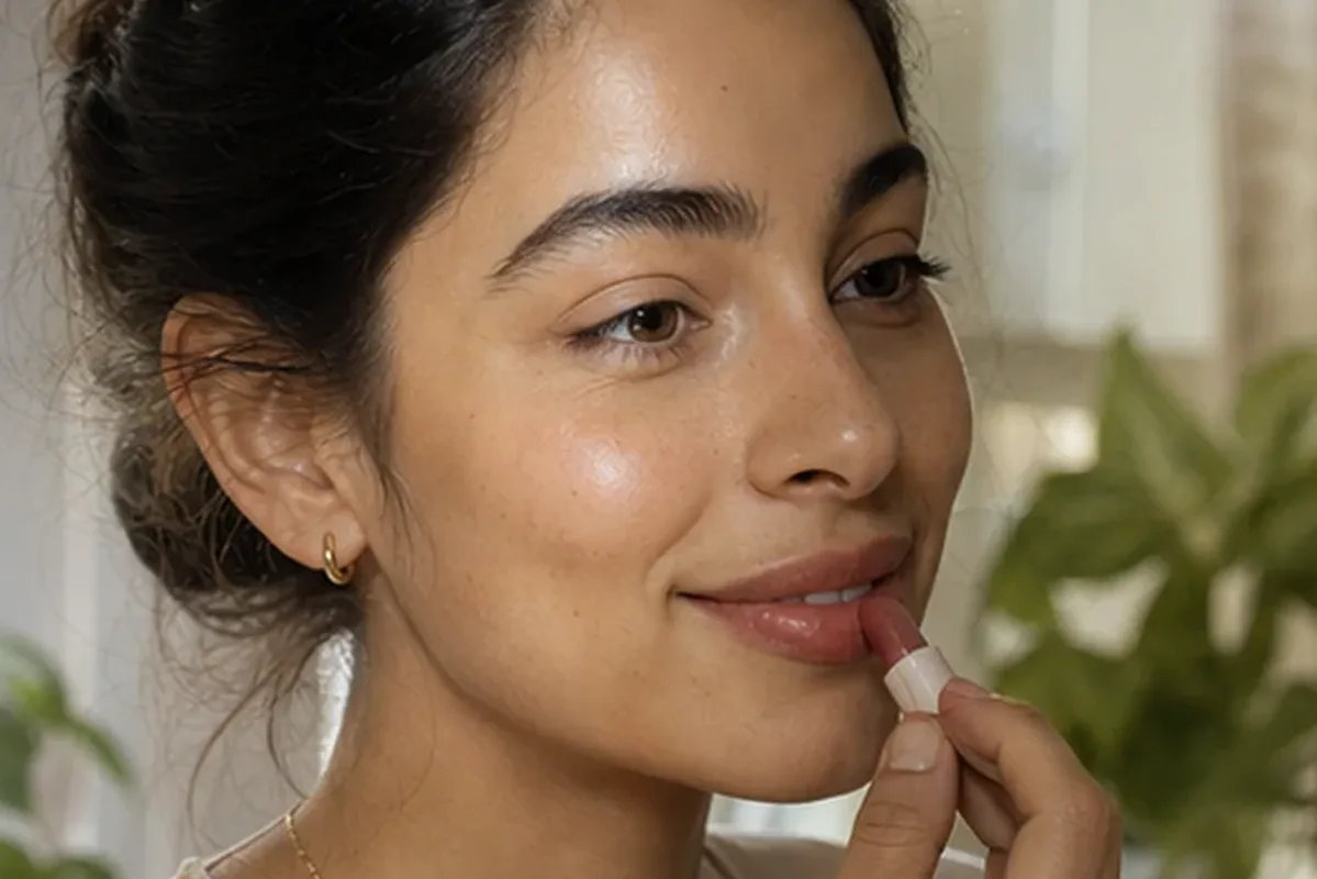 Authentische Beauty-Routine passend zum Thema Foundation für trockene Haut