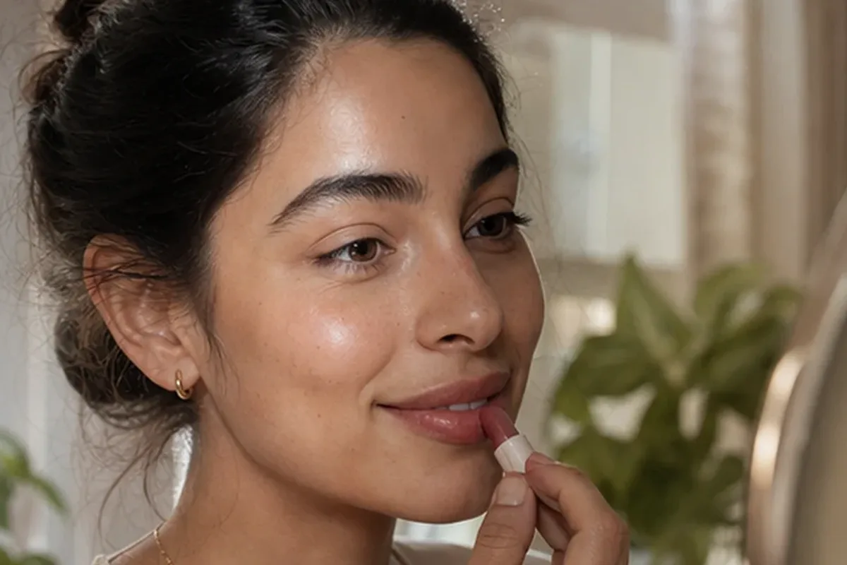 Redaktioneller Beauty-Moment zur Ausgangslage bei Rouge für einen natürlichen Look