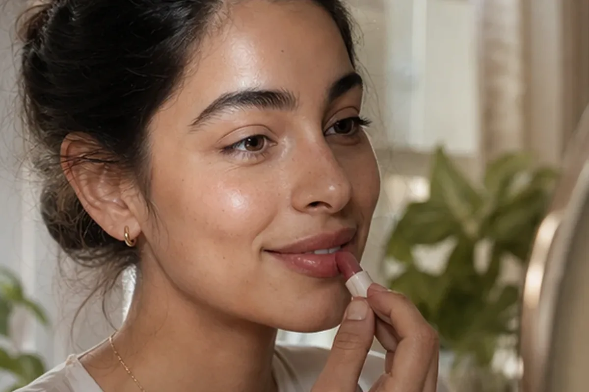 Authentische Beauty-Routine passend zum Thema Make-up-Pinsel bei Rötungen