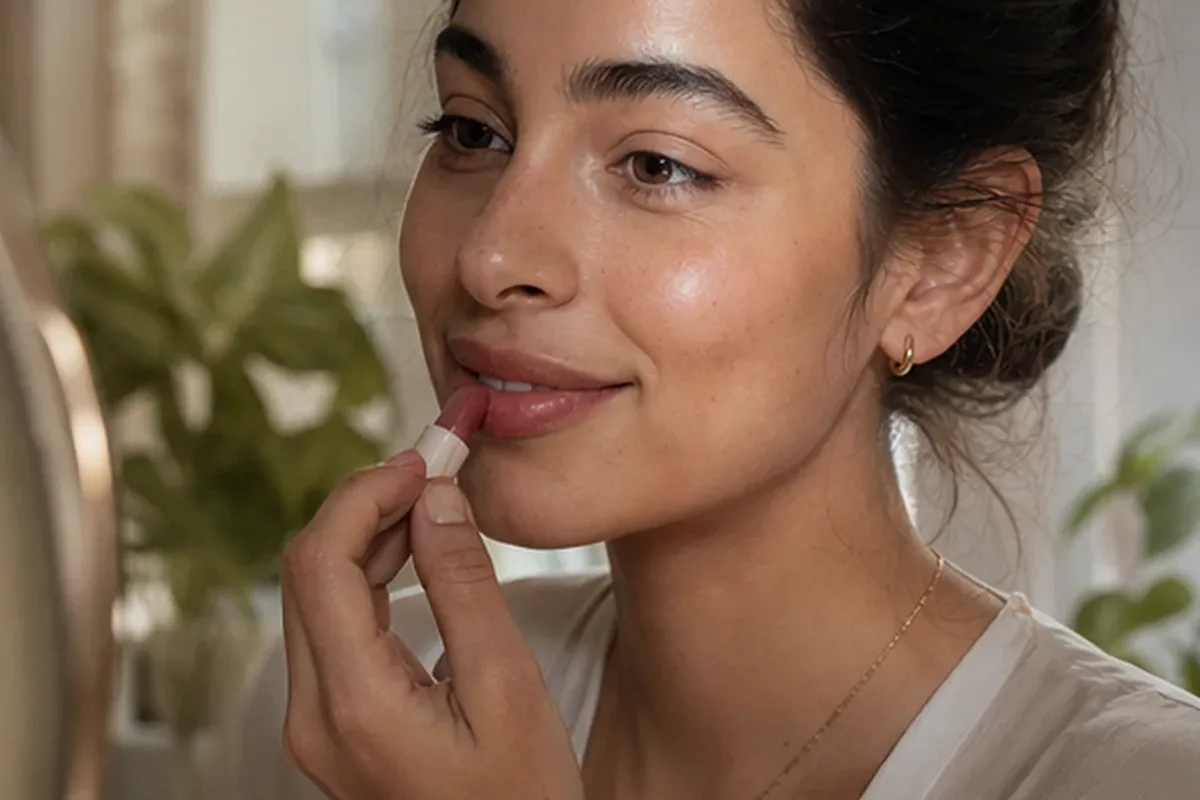 Redaktionelle Detailaufnahme zur Orientierung bei Skin Tint für reife Haut