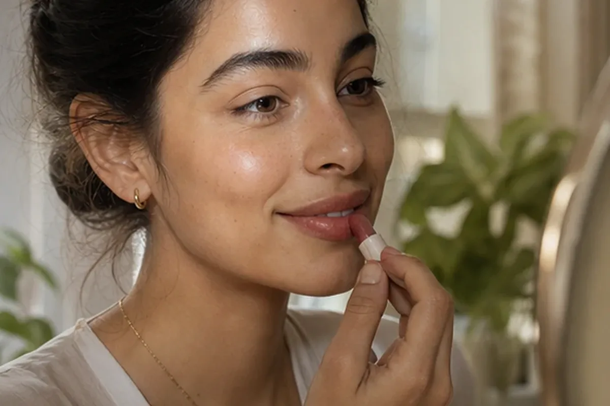 Redaktioneller Beauty-Moment zur Ausgangslage bei Highlighter für langen Halt