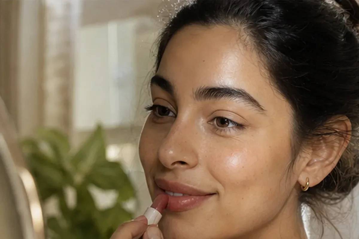Authentischer Wohlfühlmoment passend zum Beauty-Thema Foundation bei Rötungen