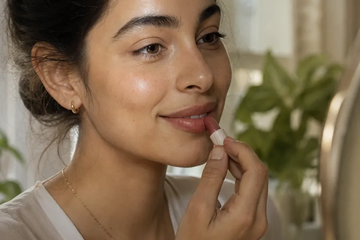 Authentischer Wohlfühlmoment passend zum Beauty-Thema Concealer für einen natürlichen Look