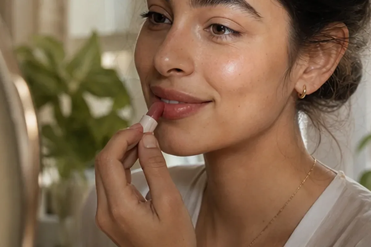 Redaktioneller Beauty-Moment zur Ausgangslage bei Highlighter für langen Halt