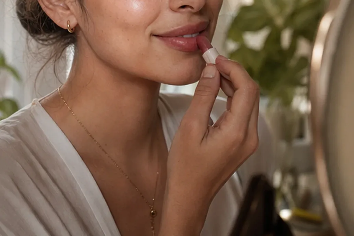 Authentischer Wohlfühlmoment passend zum Beauty-Thema Foundation bei Rötungen