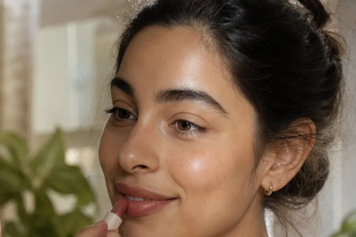 Hochwertige Beauty-Inszenierung zu Auswahlkriterien für Lip Tint für einen natürlichen Look