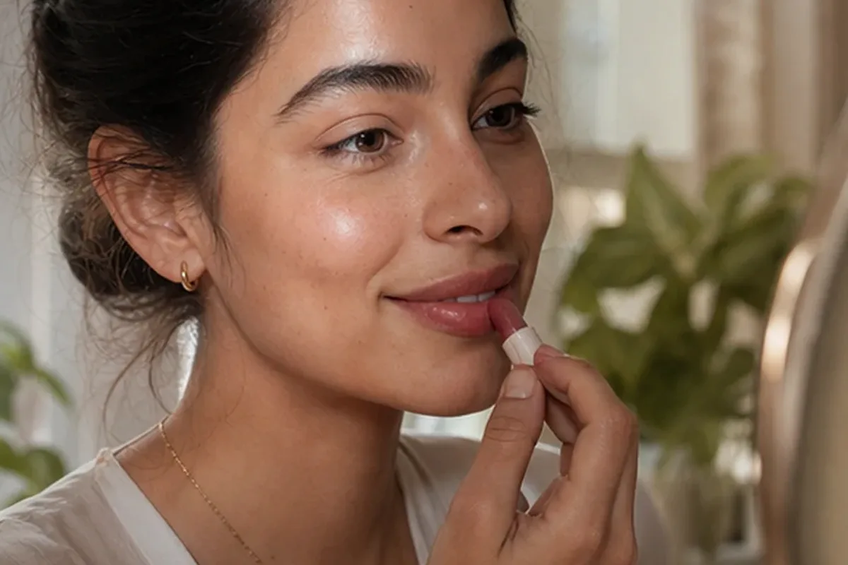Authentische Beauty-Routine passend zum Thema Rouge für empfindliche Haut