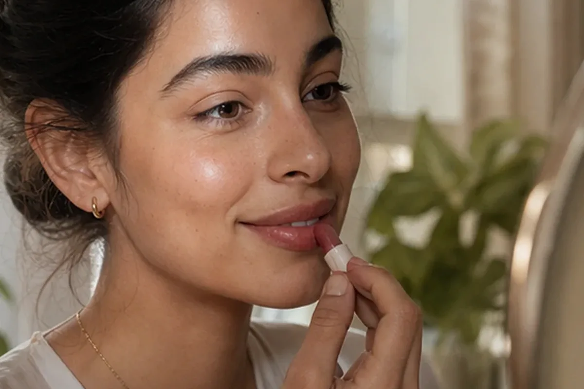 Redaktionelle Detailaufnahme zur Orientierung bei Skin Tint für einen natürlichen Look
