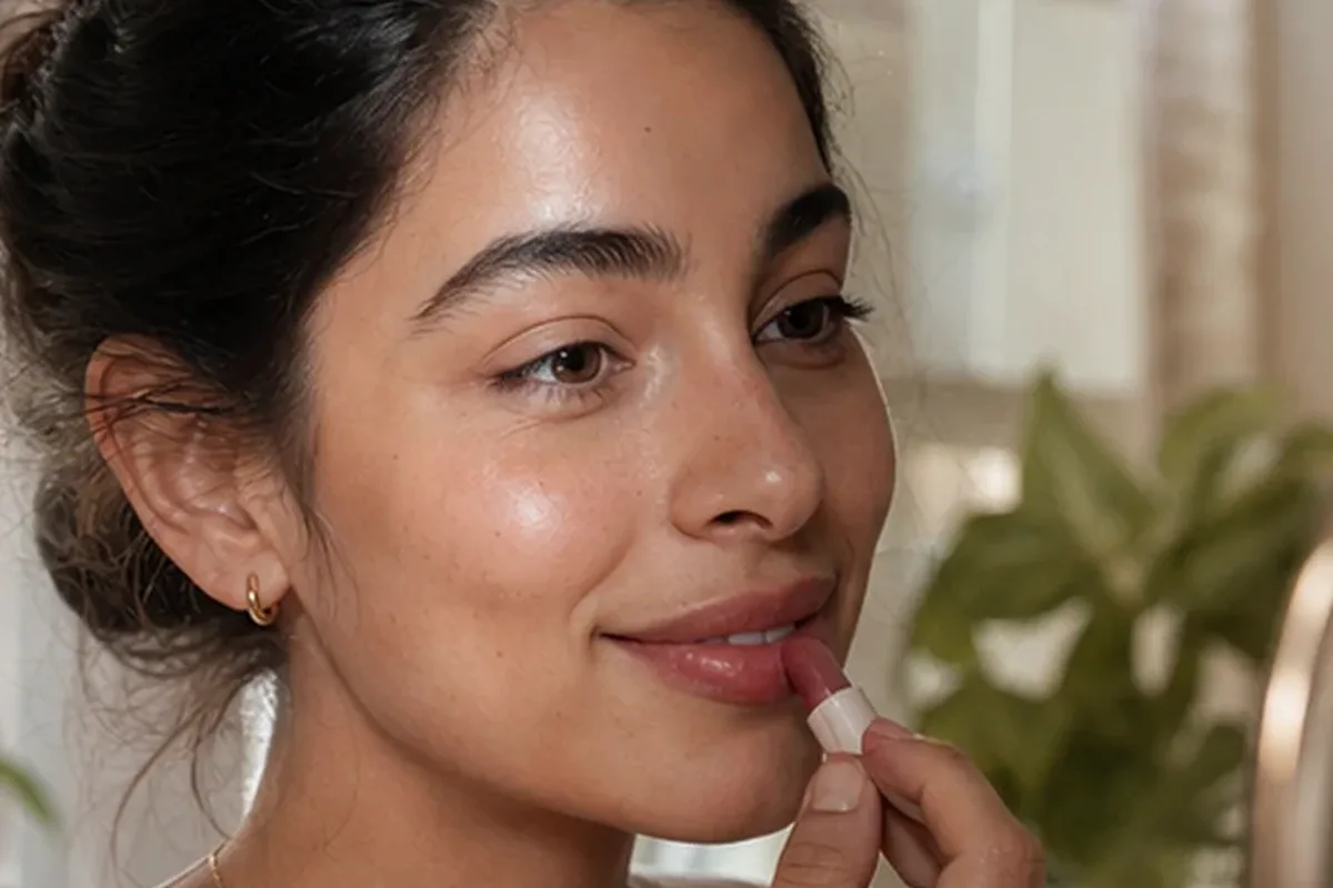 Emotionaler und authentischer Anwendungsmoment rund um Skin Tint bei großen Poren