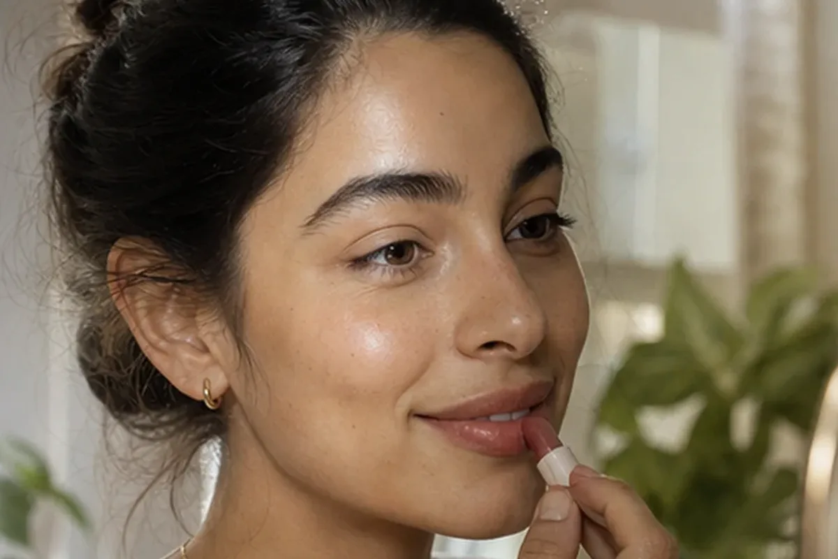 Authentischer Wohlfühlmoment passend zum Beauty-Thema Eyeliner für einen natürlichen Look