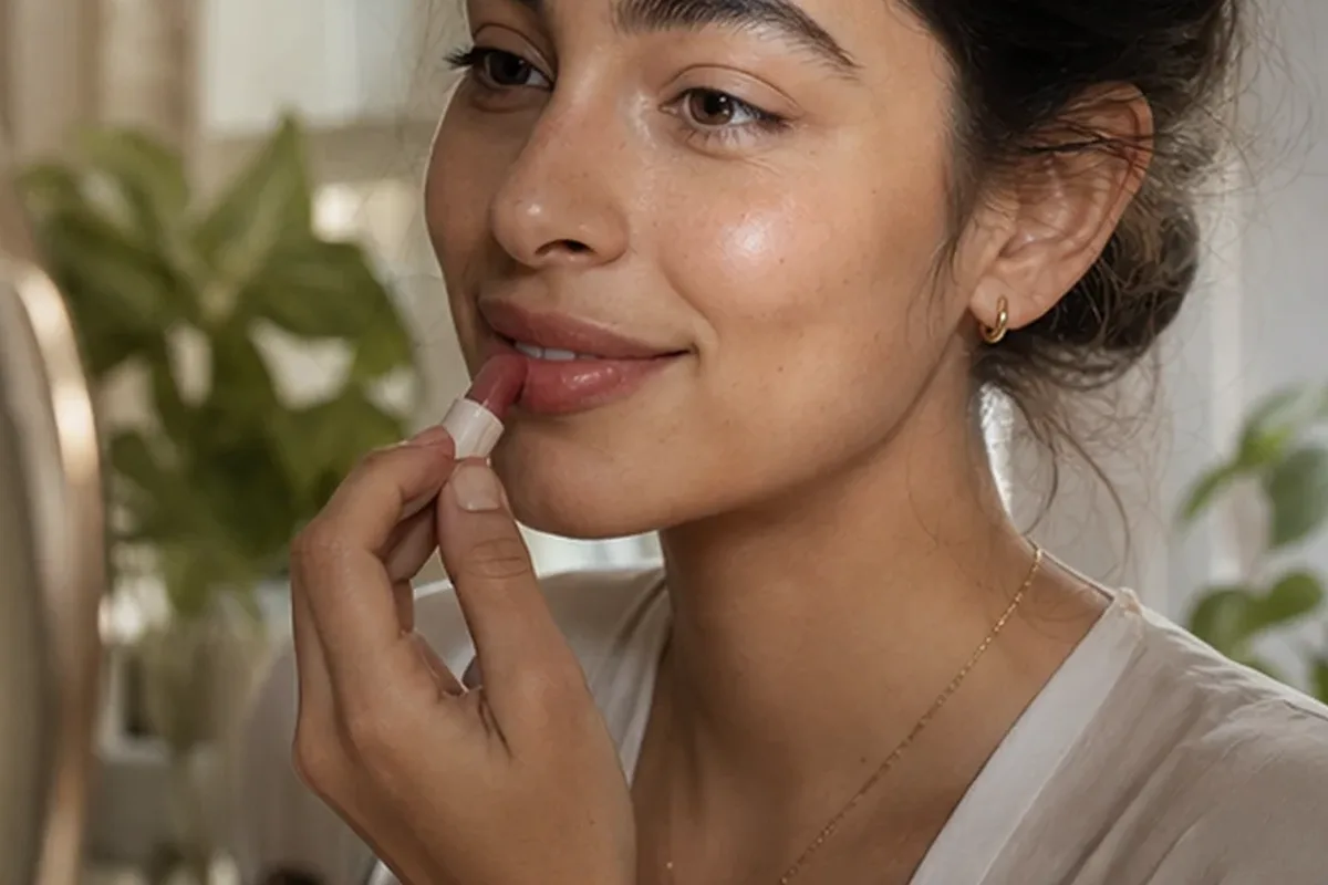 Redaktioneller Beauty-Moment zur Ausgangslage bei Primer für einen natürlichen Look