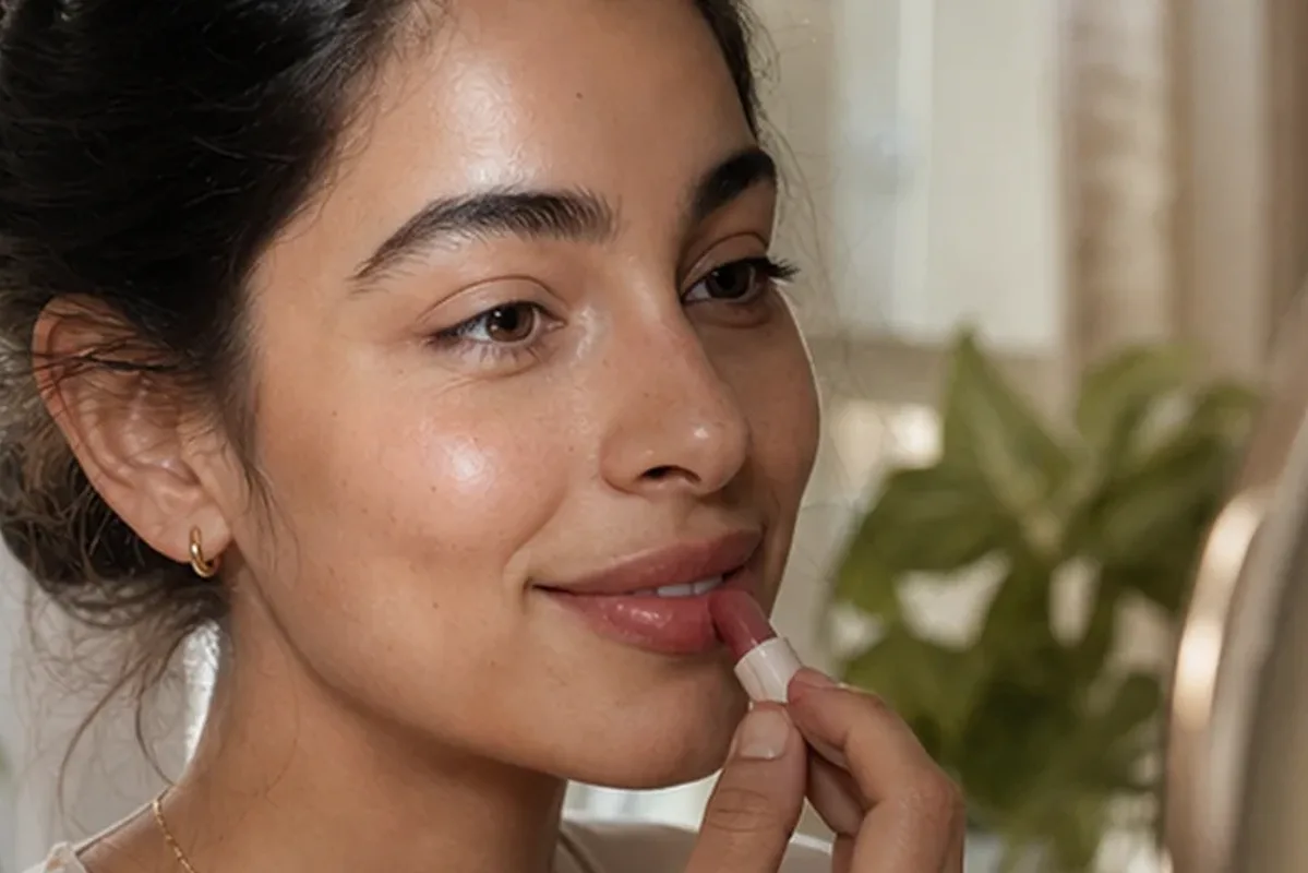 Redaktionelle Detailaufnahme zur Orientierung bei Concealer bei Rötungen