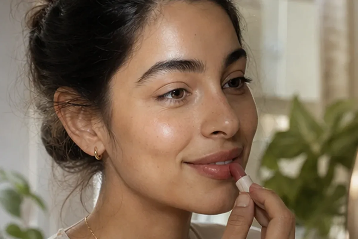 Authentischer Wohlfühlmoment passend zum Beauty-Thema Eyeliner für langen Halt