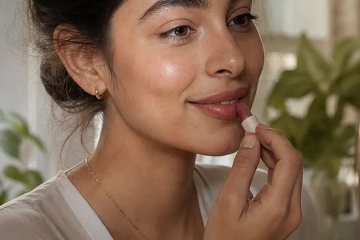 Authentischer Wohlfühlmoment passend zum Beauty-Thema Mascara für reife Haut