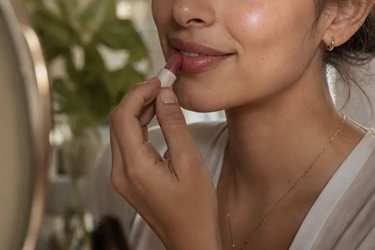 Authentischer Wohlfühlmoment passend zum Beauty-Thema Bronzer für einen natürlichen Look