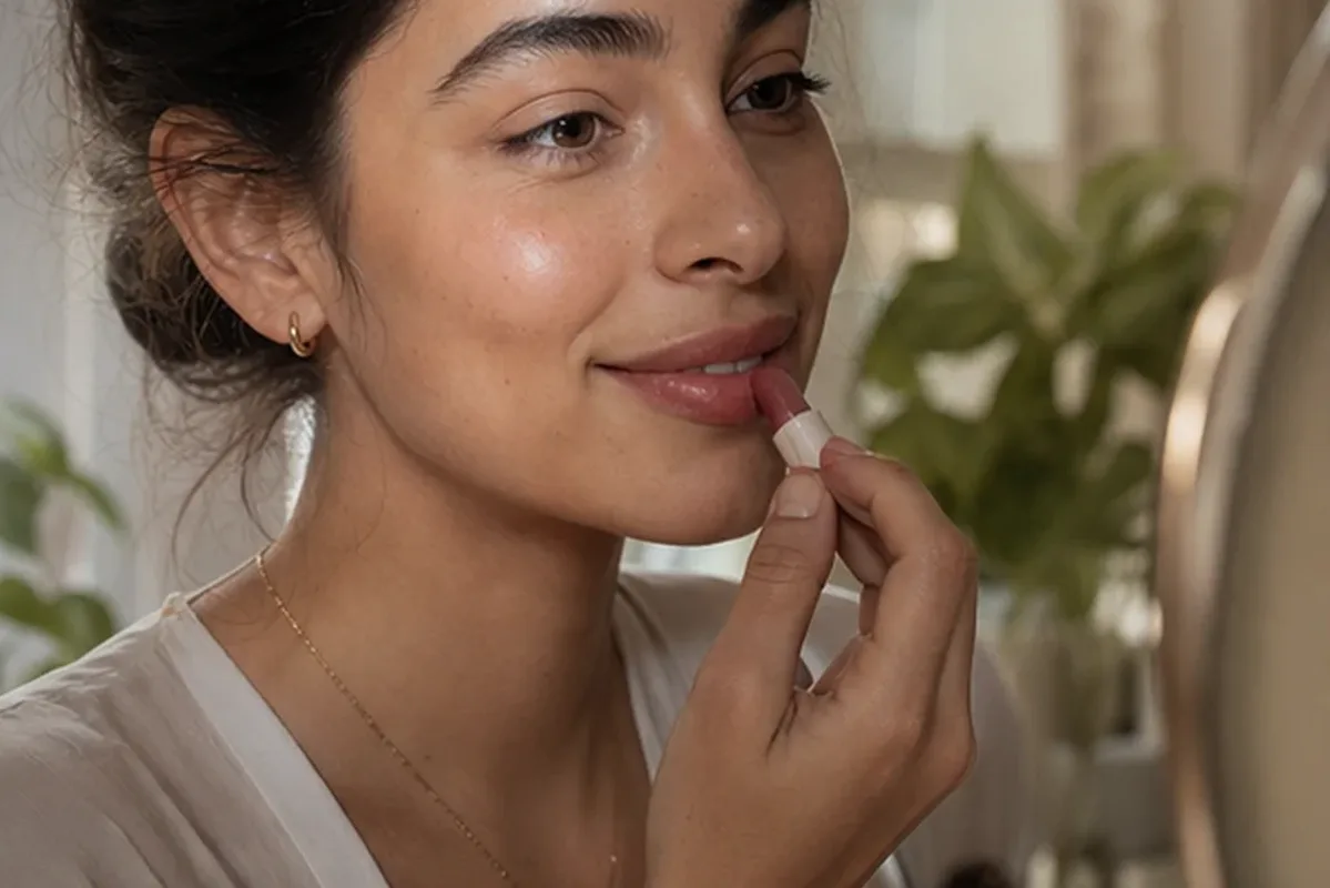 Authentische Beauty-Routine passend zum Thema Highlighter für langen Halt