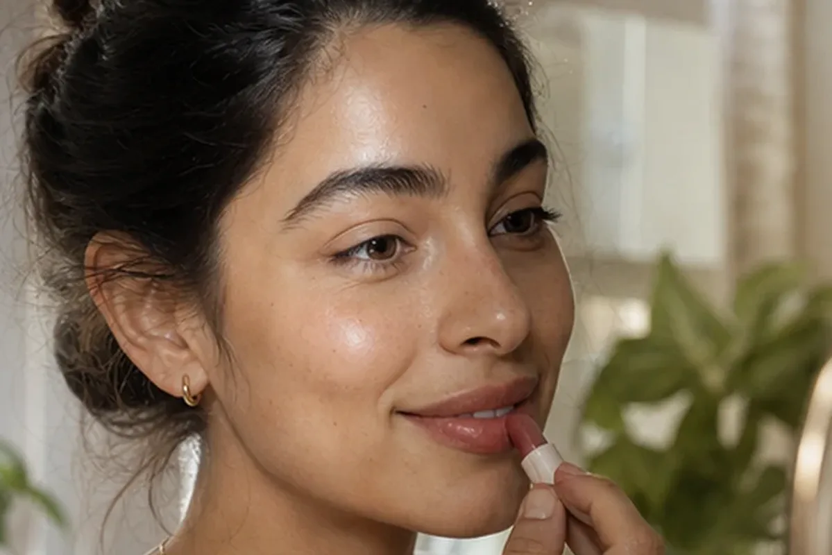 Authentische Beauty-Routine passend zum Thema Setting Spray für reife Haut