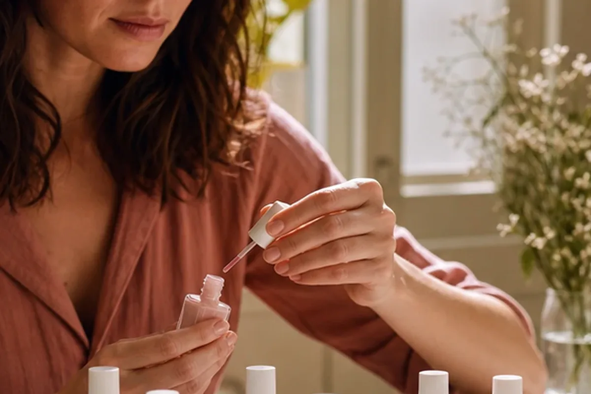 Hochwertige Beauty-Inszenierung zu Auswahlkriterien für Skin Tint für einen natürlichen Look