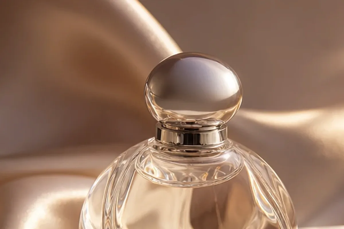 Hochwertige Beauty-Inszenierung zu Auswahlkriterien für Eau de Parfum bei warmem Wetter