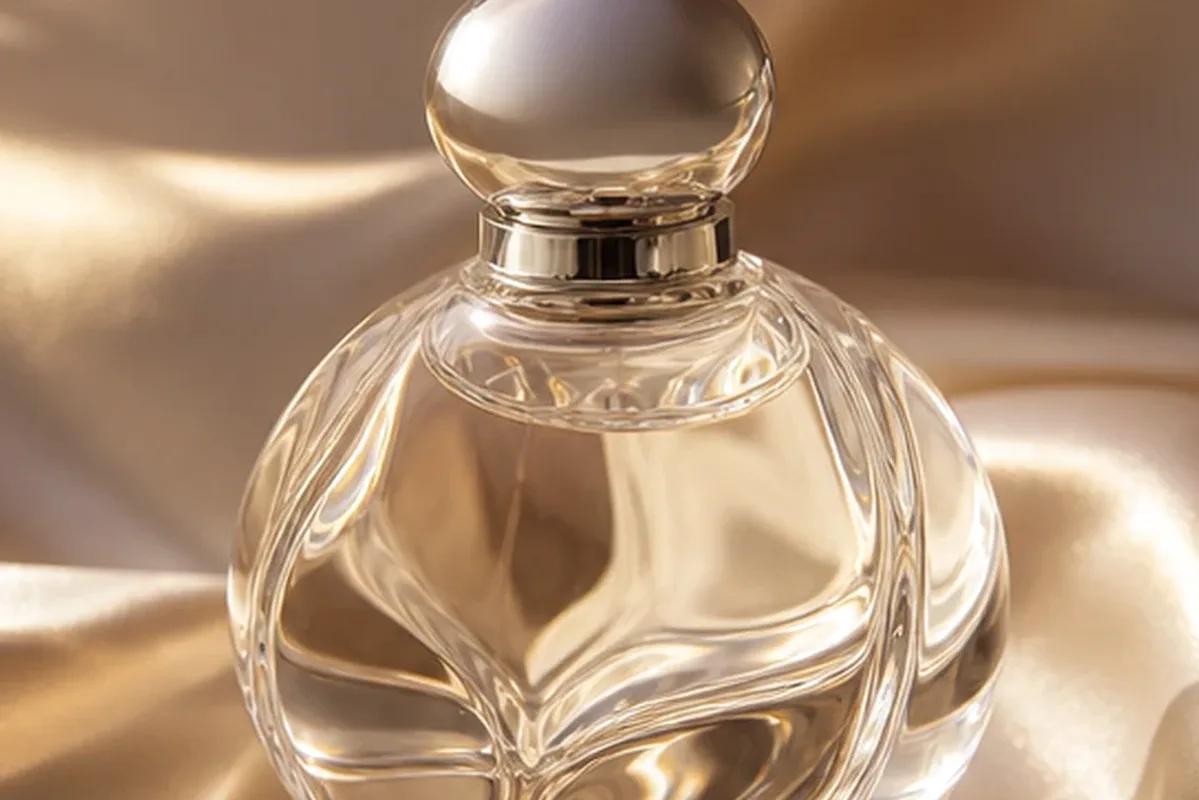 Hochwertige Beauty-Inszenierung zu Auswahlkriterien für Winterparfum für einen minimalistischen Stil