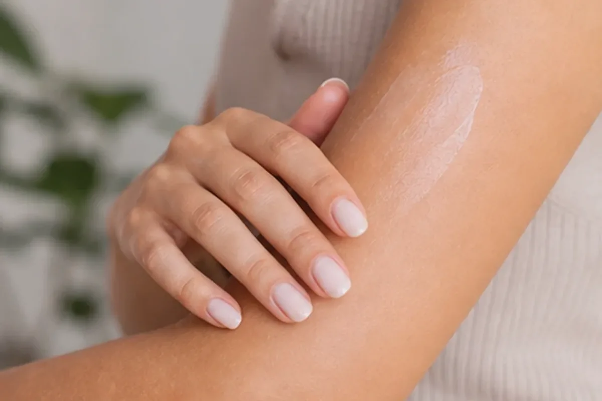 Emotionaler und authentischer Anwendungsmoment rund um Sugaring-Paste für empfindliche Haut