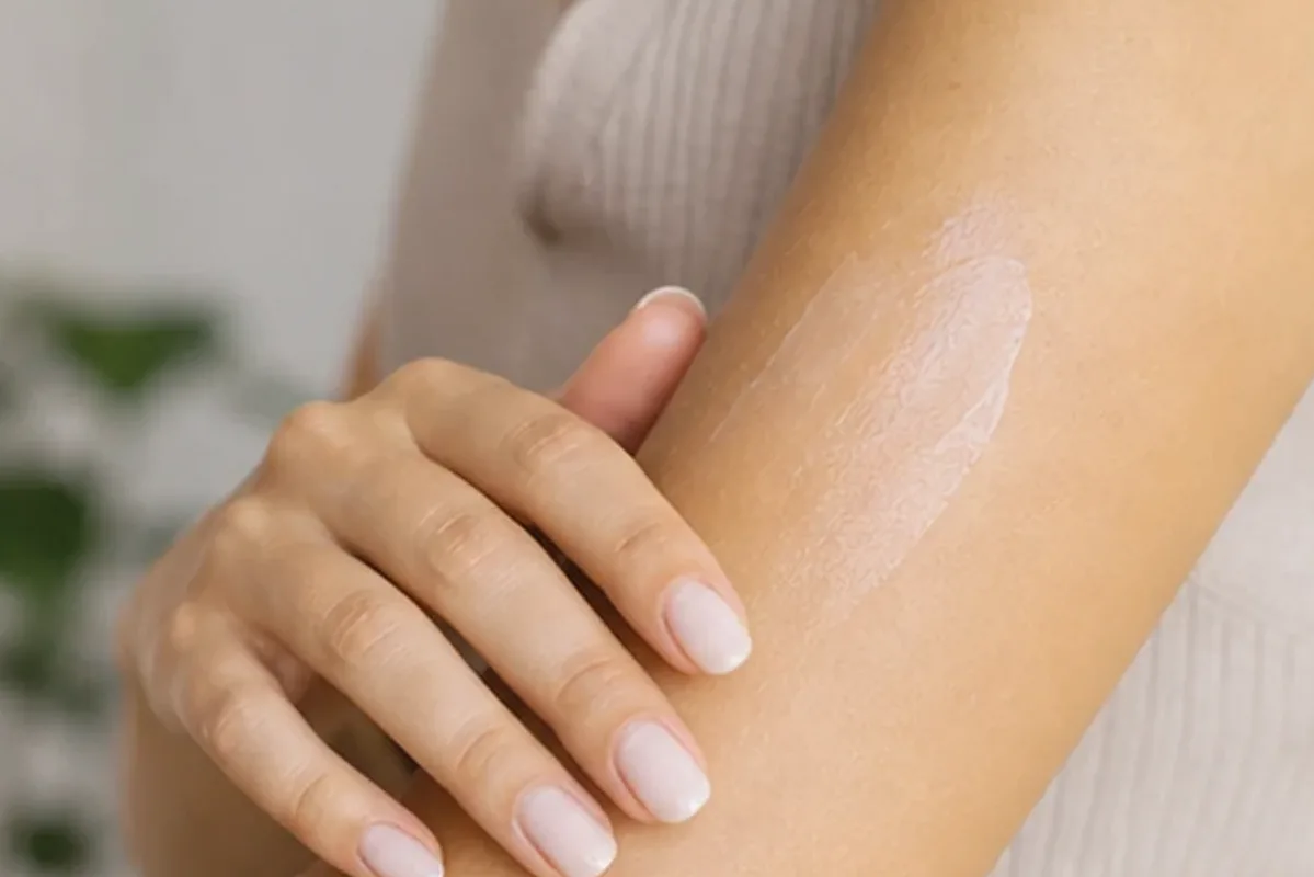 Redaktionelle Detailaufnahme zur Orientierung bei Body Butter für raue Haut