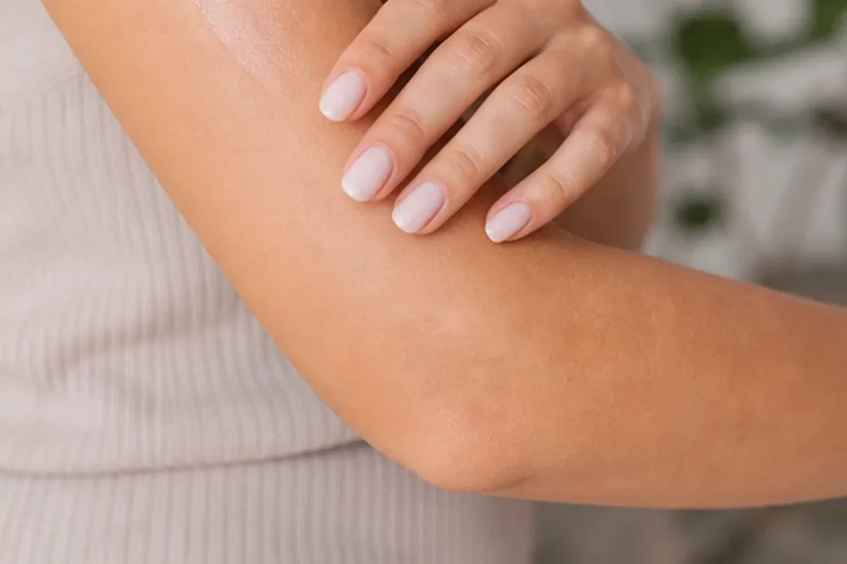Redaktionelle Detailaufnahme zur Orientierung bei Duschgel für empfindliche Haut