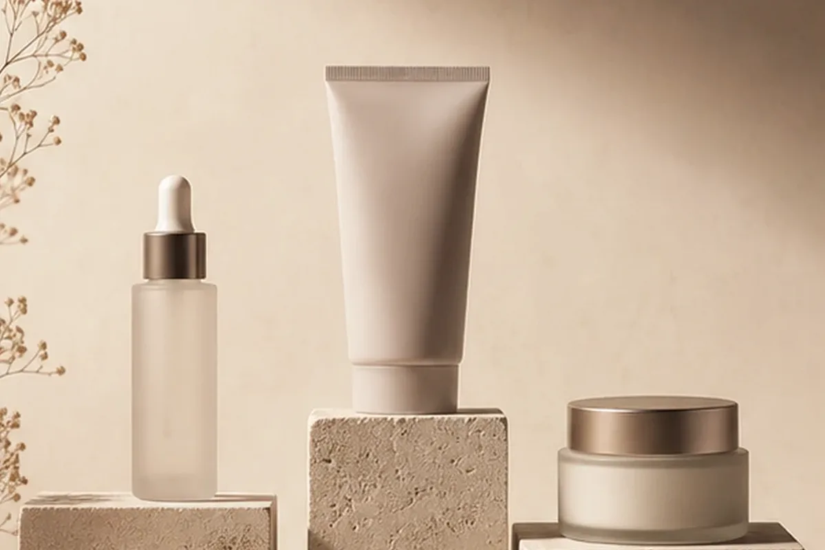 Redaktionelle Detailaufnahme zur Orientierung bei Setting Spray für ölige Haut