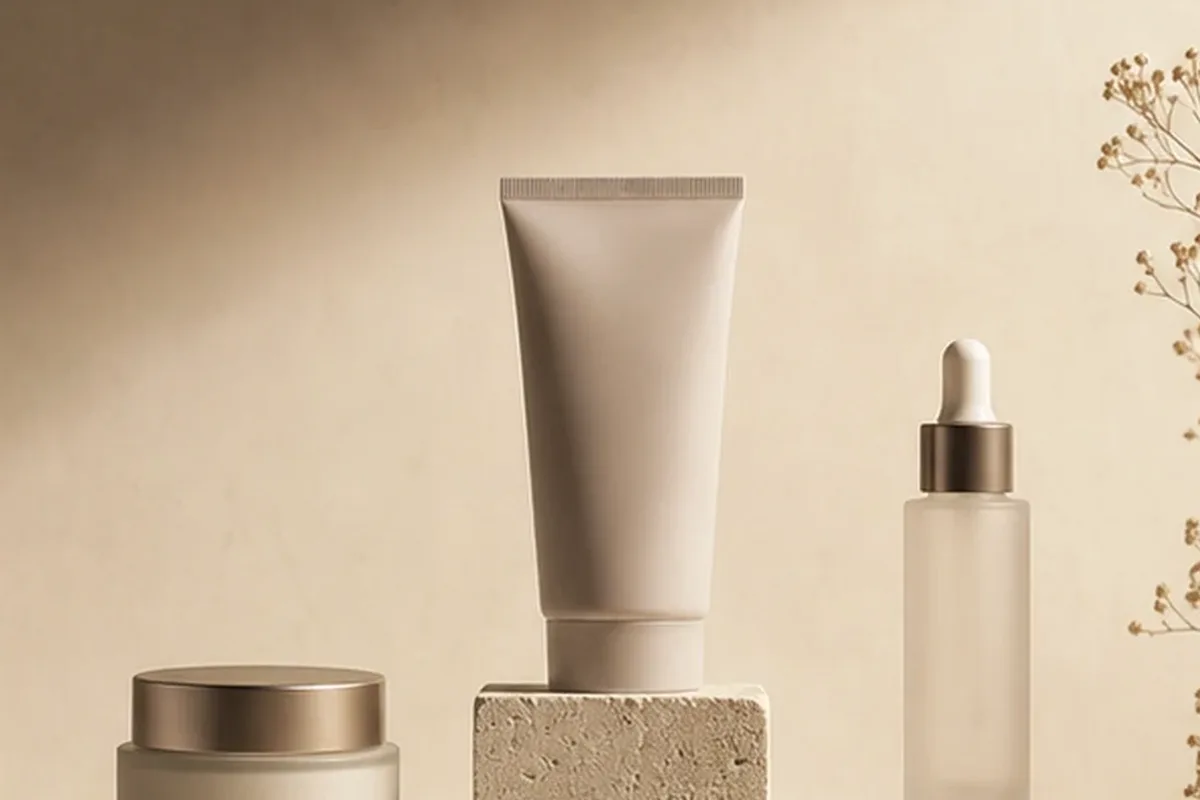 Hochwertige Beauty-Inszenierung zu Auswahlkriterien für Winterparfum für einen minimalistischen Stil