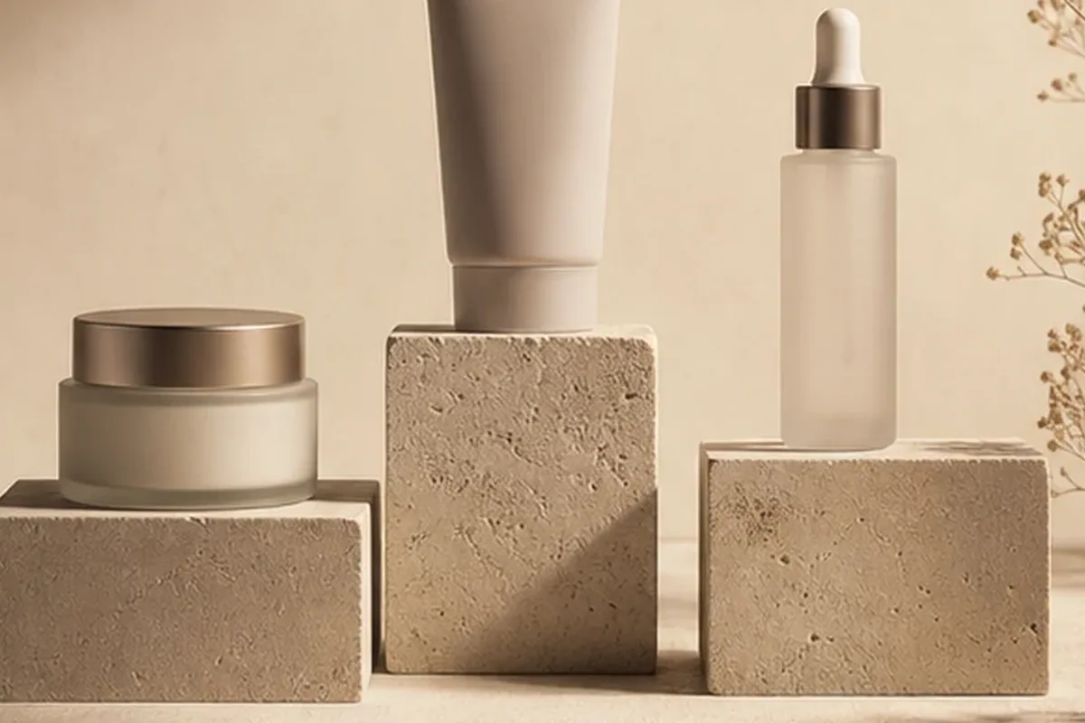 Redaktionelle Detailaufnahme zur Orientierung bei Skin Tint für langen Halt