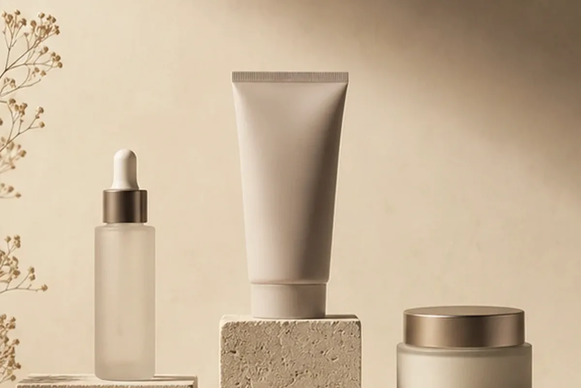 Hochwertige Beauty-Inszenierung zu Auswahlkriterien für LED-Gesichtsmaske für empfindliche Haut
