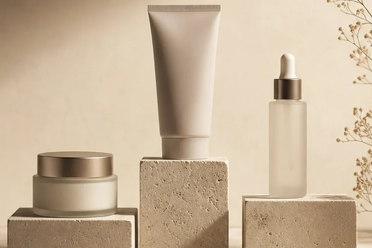 Hochwertige Beauty-Inszenierung zu Auswahlkriterien für Kosmetikspiegel mit Premium-Anspruch