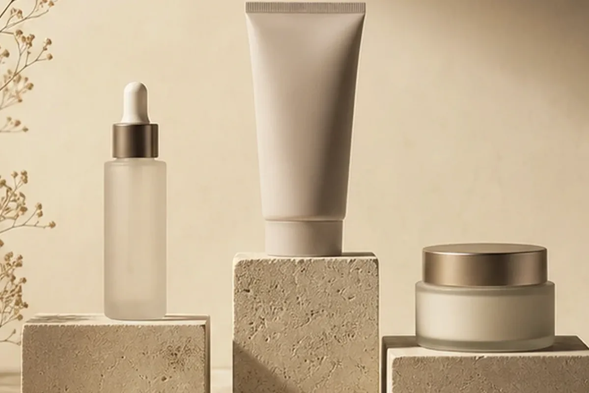 Redaktionelle Detailaufnahme zur Orientierung bei Setting Spray für ölige Haut