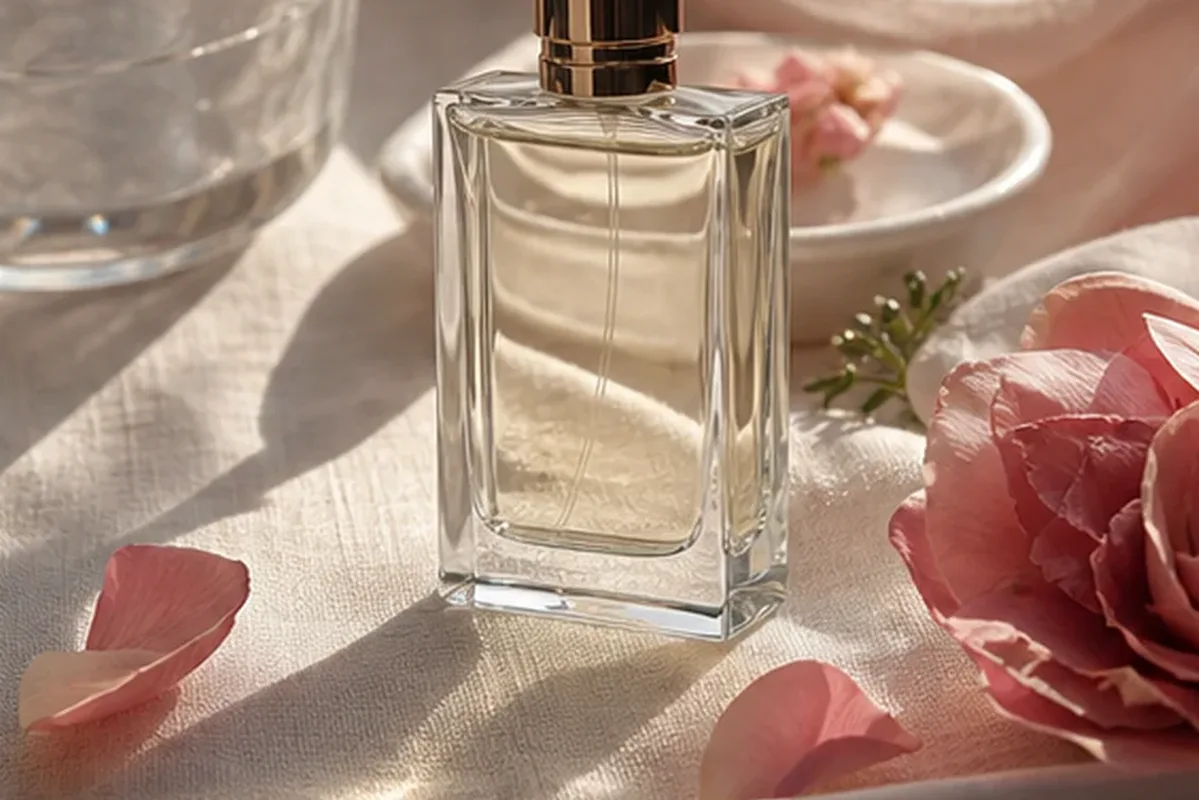 Hochwertige Beauty-Inszenierung zu Auswahlkriterien für So hält Parfum länger