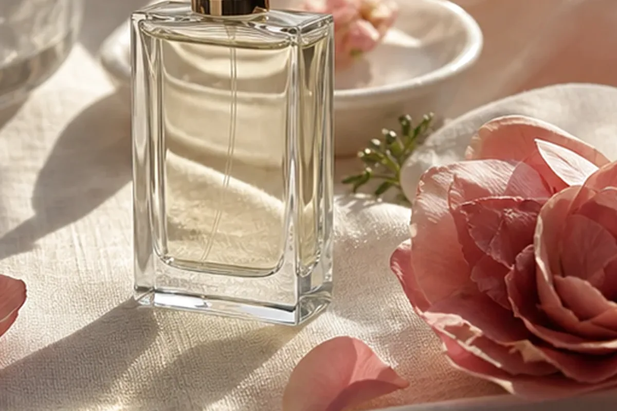 Emotionaler und authentischer Anwendungsmoment rund um Eau de Parfum bei kaltem Wetter