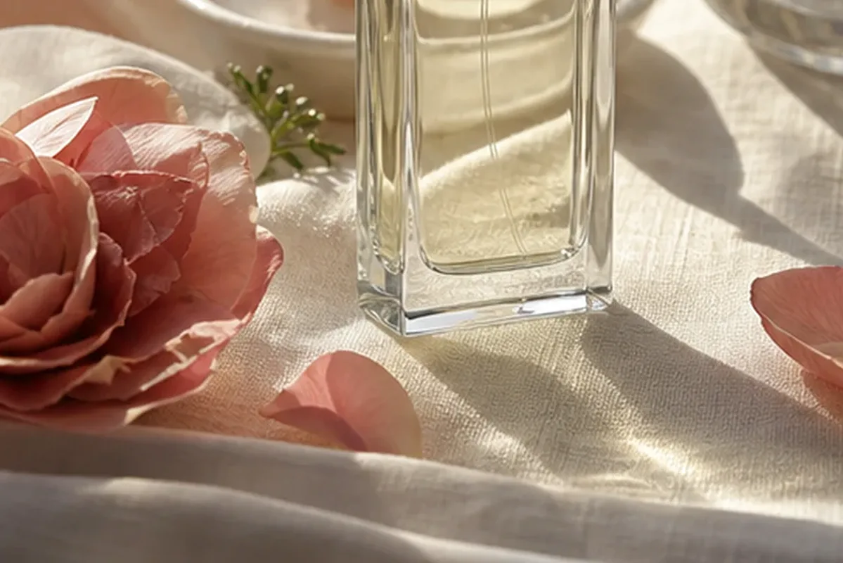 Authentischer Wohlfühlmoment passend zum Beauty-Thema Winterparfum bei kleinem Budget